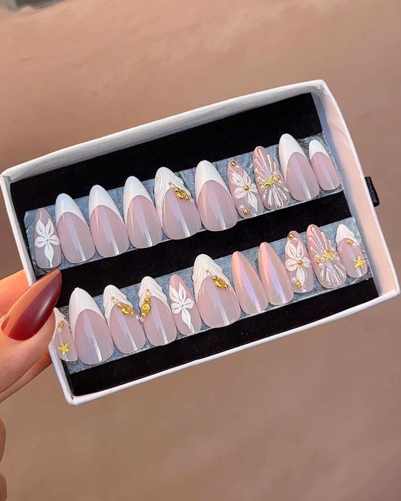 Stacy French Nails Set