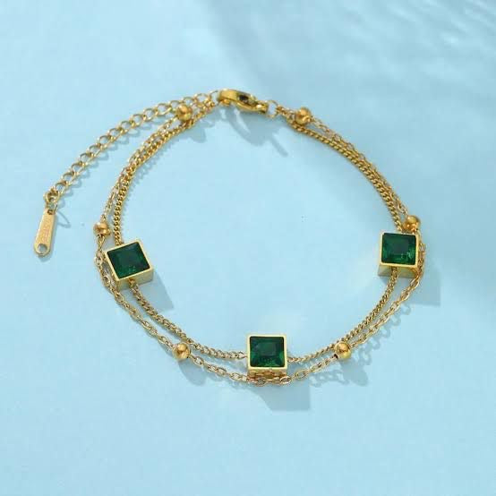 Remi Emerald Bracelet