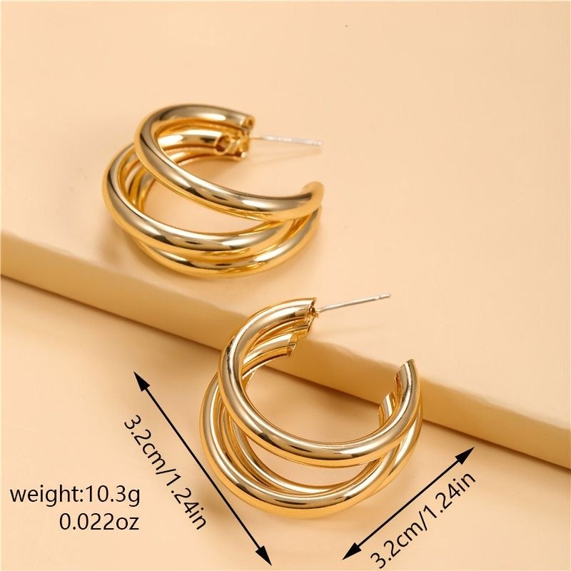Alloy Hoops