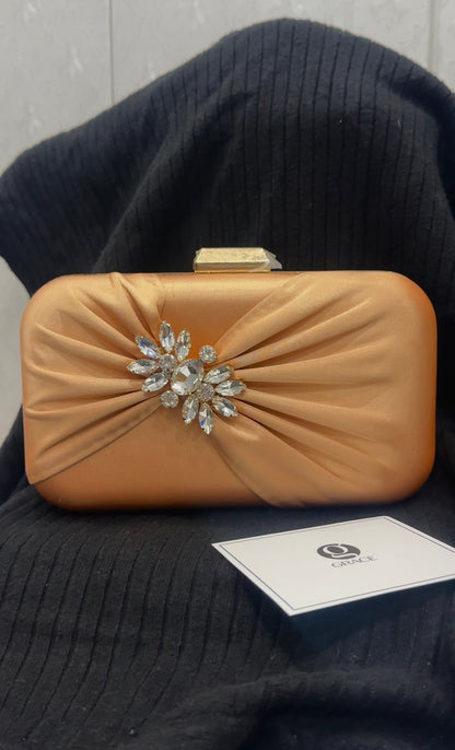 Champagne Crystal Clutch
