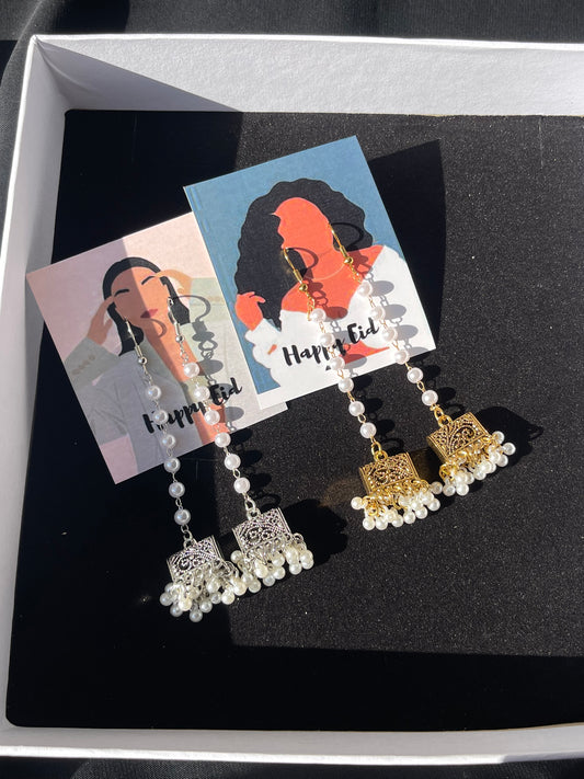 Pearl Embellished Jhumkay