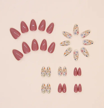 Floral Press ons