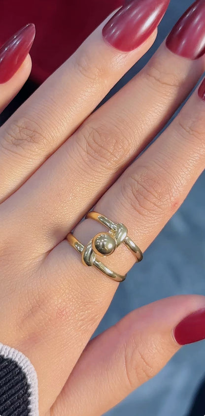 Celeste Knot Ring