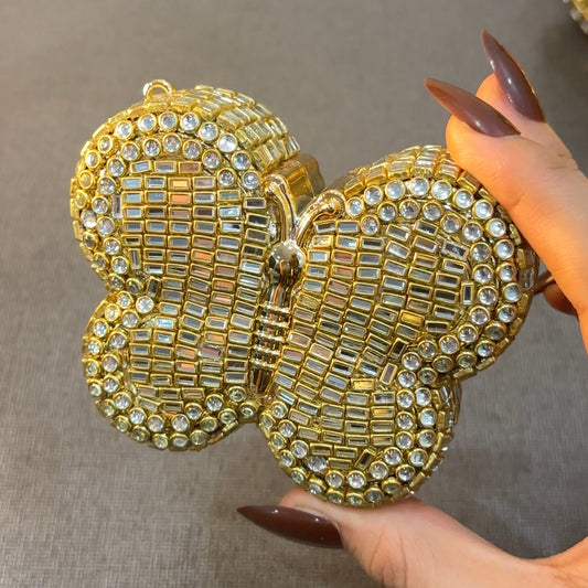 Butterfly Kundan Clutch