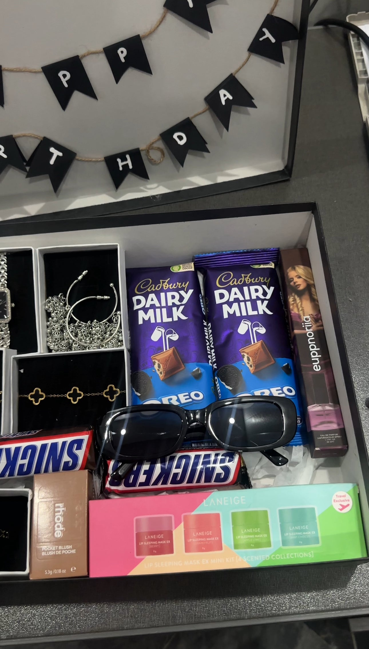 Black Birthday Gift Box