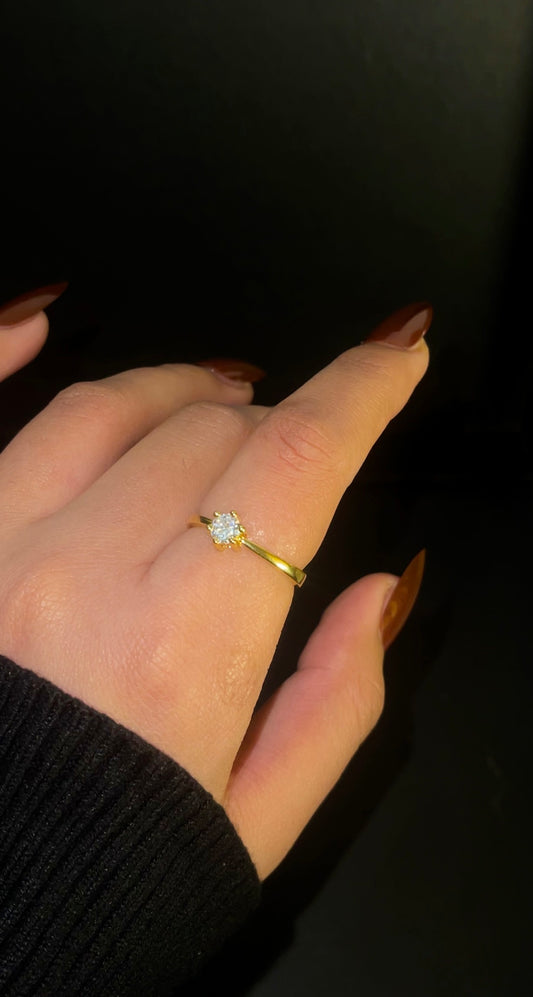 Minimal Solatire Ring