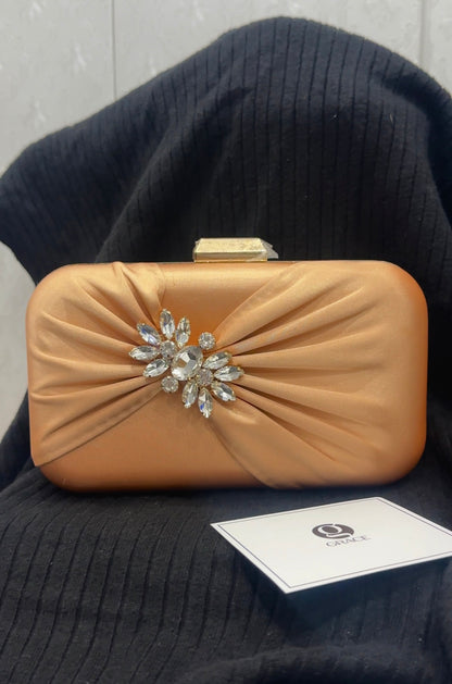 Champagne Crystal Clutch
