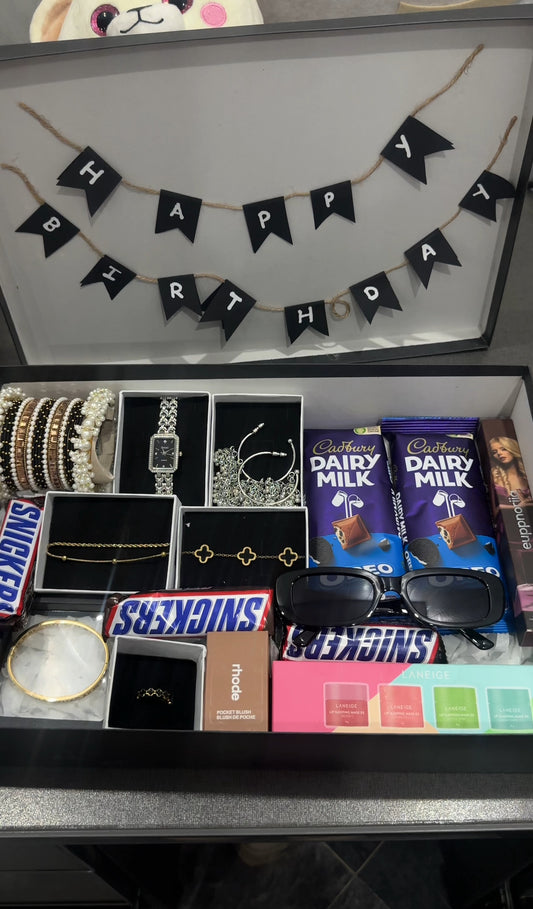 Black Birthday Gift Box
