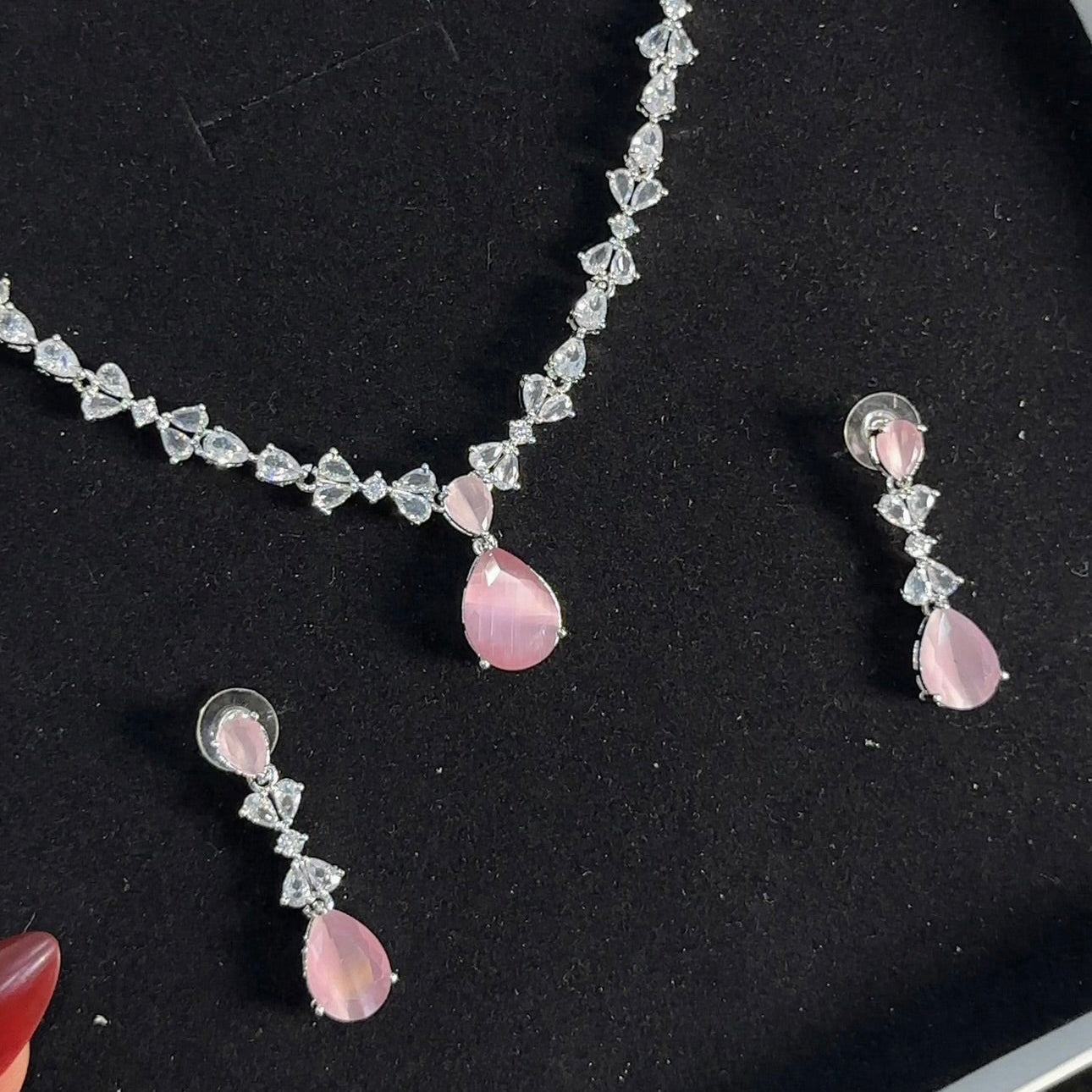 Zirconia Necklace Set