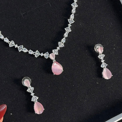 Zirconia Necklace Set