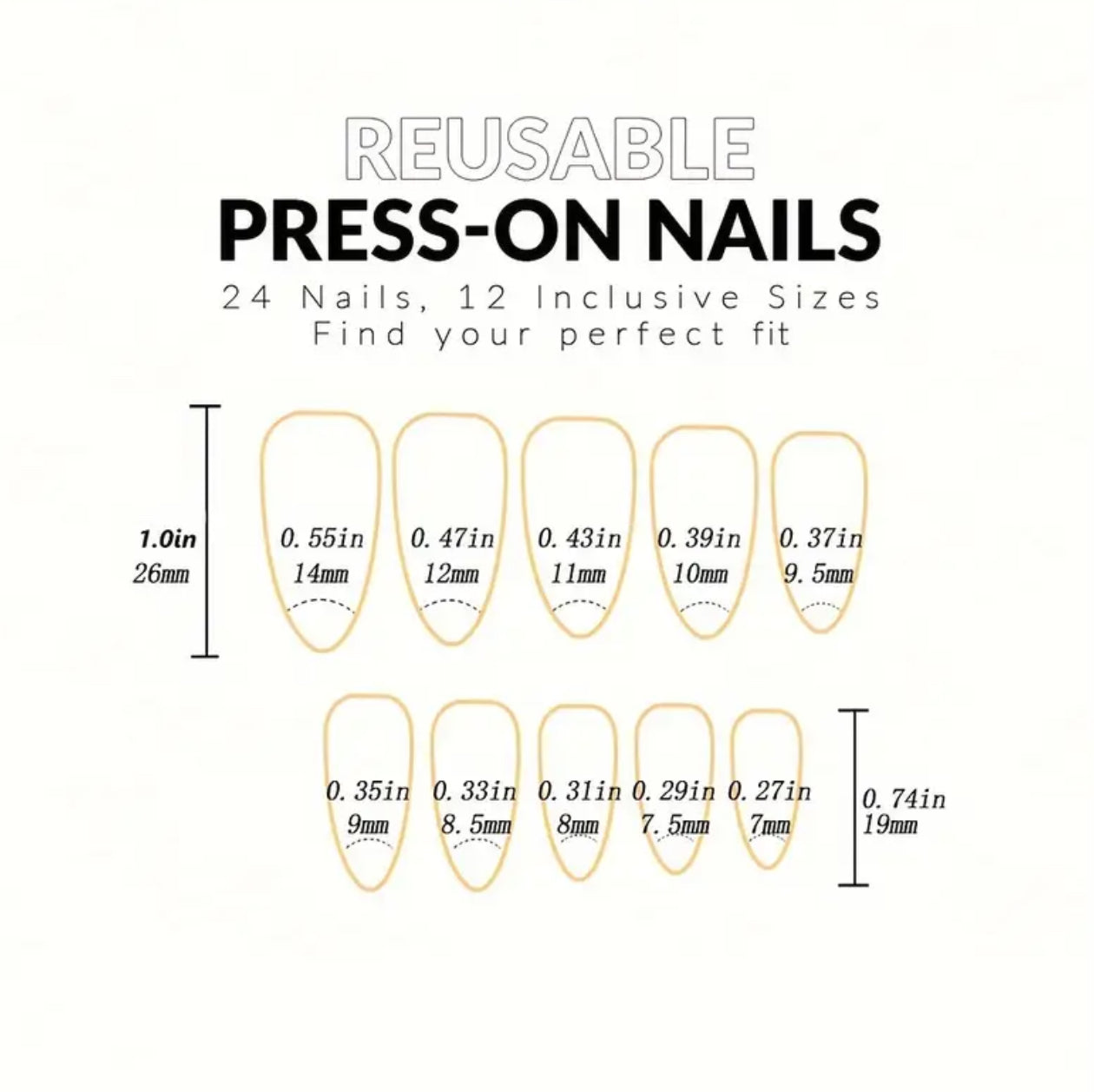 Red Wine Stiletto Press-ons