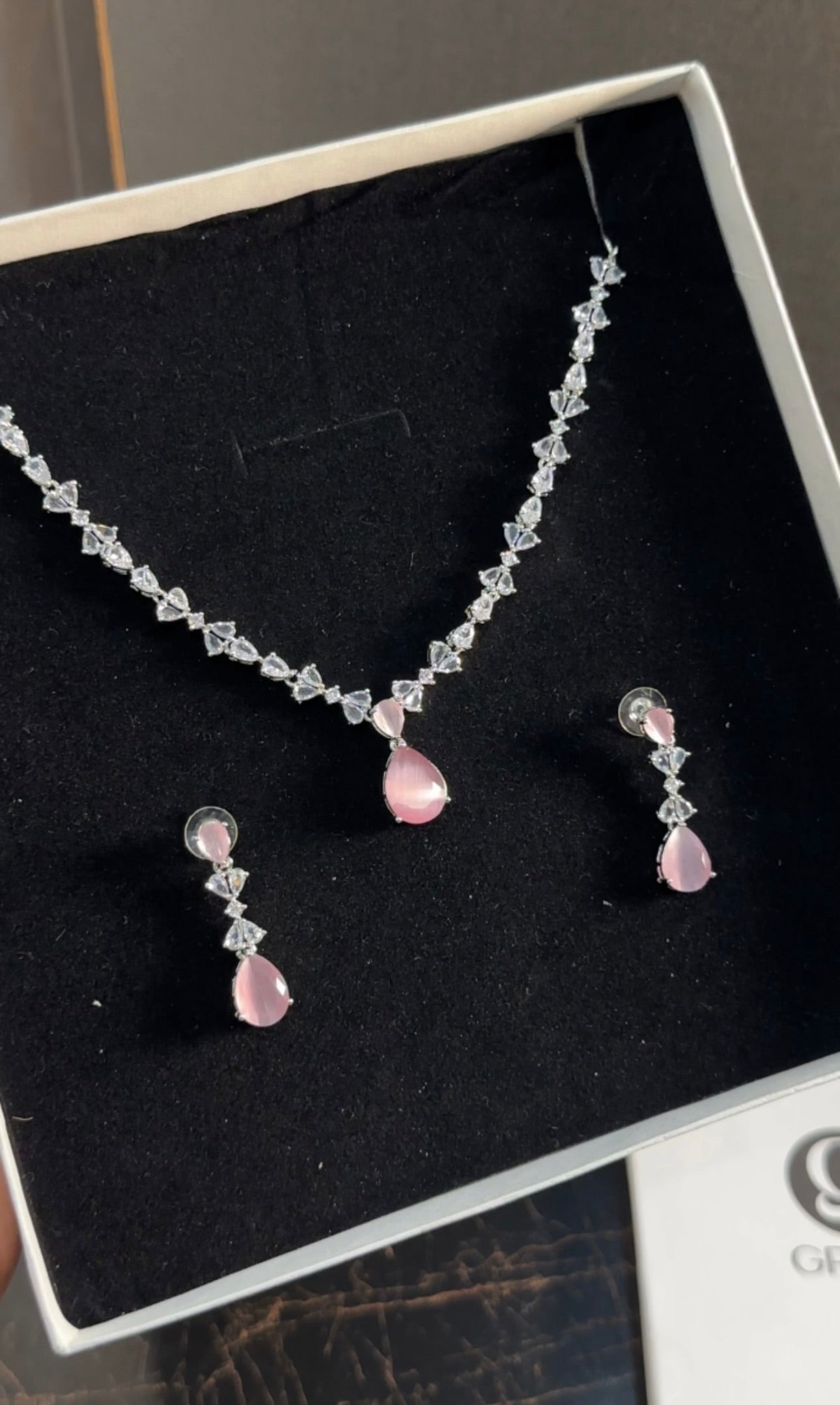 Zirconia Necklace Set