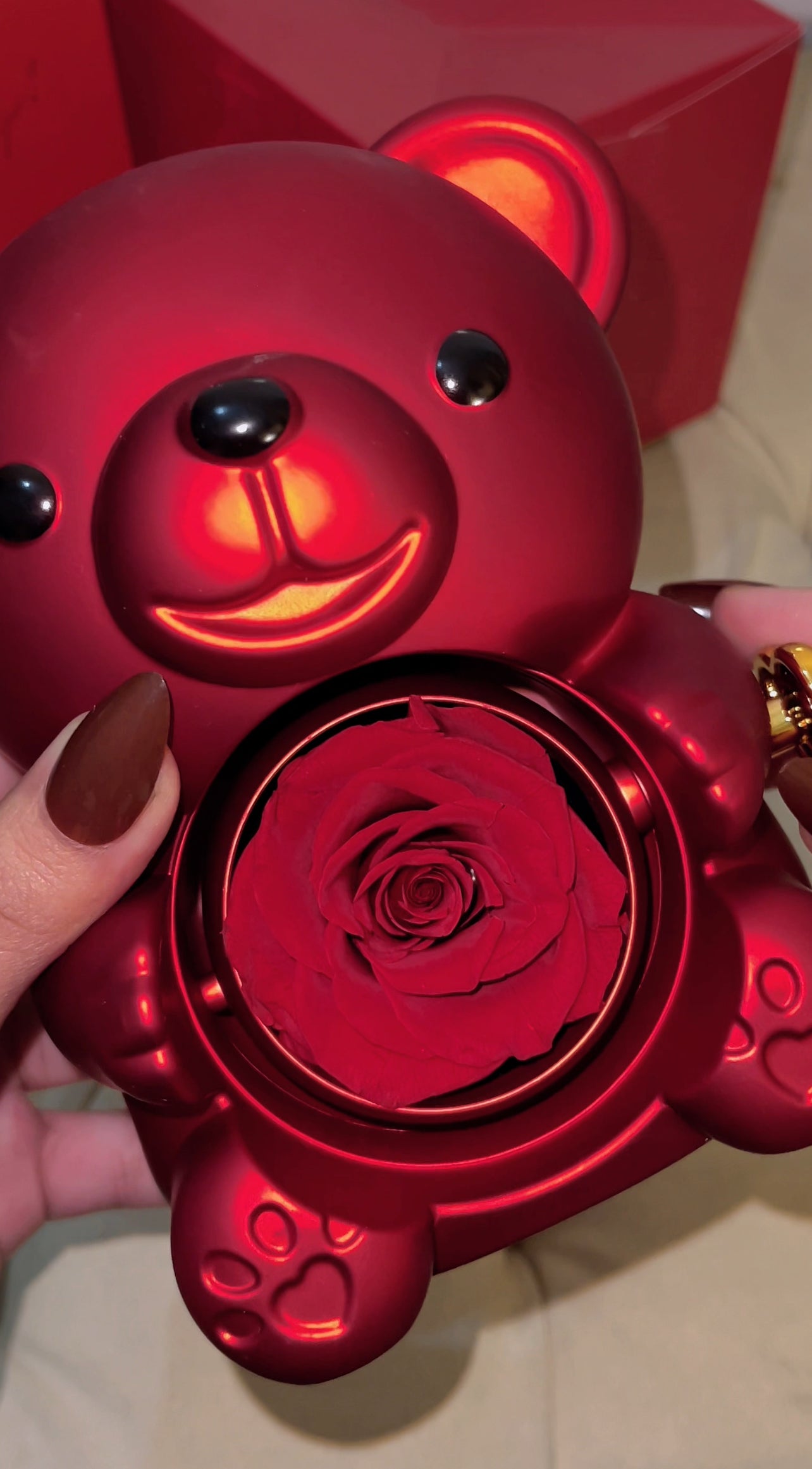Eternal Flower Teddy Box (box only)