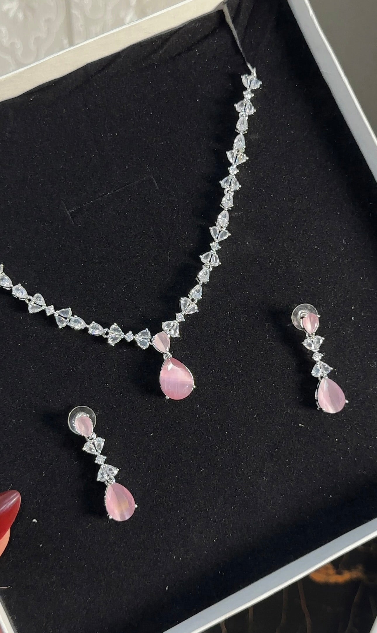 Zirconia Necklace Set
