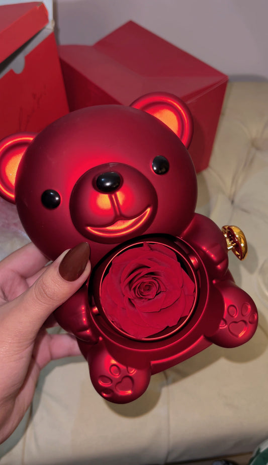 Eternal Flower Teddy Box (box only)