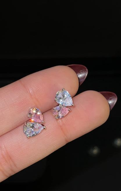 Barbie heart studs