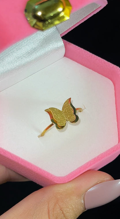 FlutterGlow Adjustable Ring