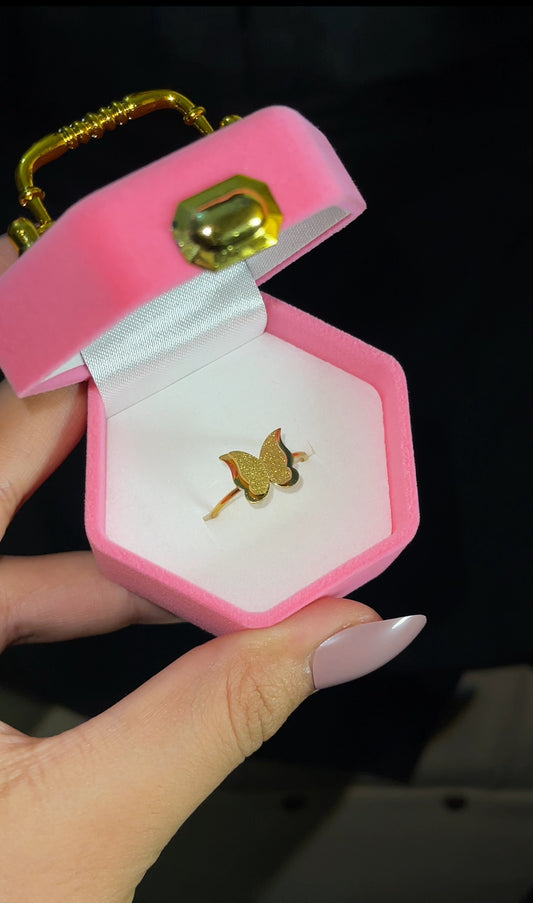 FlutterGlow Adjustable Ring