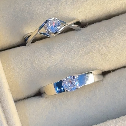 Sarine Adjustable Couple Rings